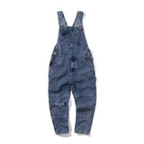 Men's Fashion, Straight Cargo Suspender Jumpsuit