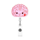 Acrylic Love, Apron's Buckle Clip Brooch for Hanging IDs