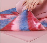 Sweat-absorbent Silicone Point, Non-slip Magic Color Yoga Blanket and Towel