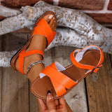 Women’s Flat Ankle-strap Beach Sandals – Stylish Casual Summer Footwear