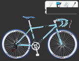 Road Race, Variable Speed, Solid Tire, Double Disc Brake, Sports Bicycle