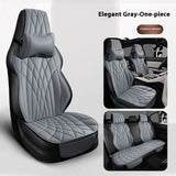 Universal Leather Car Seat Cover – Semi-surrounded Design for Vehicles