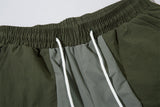 Men's Functional Outdoor, Color Contrast Patchwork Workwear Shorts