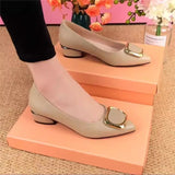 Stylish and Comfortable Women's Low-heeled Shoes