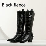 Long Thick Heel Boots, Women's Casual Knee-length High Shoes