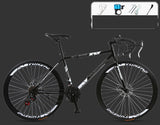 Road Race, Variable Speed, Solid Tire, Double Disc Brake, Sports Bicycle