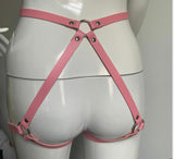 Bow-tie Leather Belt Panties with Nightclubs Temptation