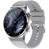 Bluetooth Calling, QW33 ECG PPG, Business Stainless Steel Strap, Waterproof Men's Watch