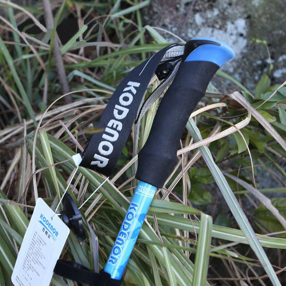 Aluminum Alloy Easily Folded 5-Section Trekking Poles