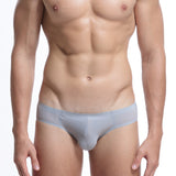 Men's Breathable Briefs Seamless Color Underwear