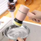Electric Cleaning Dishwashing Brush, Automatic Wireless USB Rechargeable Professional Kitchen Bathtub Tile Cleaning Device
