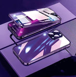 Double-sided Magnetic Glass Mobile Phone Case, Full Body Protection