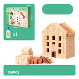 Mini Brick House Building DIY Toy