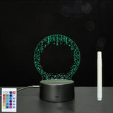 3D Acrylic Handwriting Message Board LED Light, Creative Note Lamp