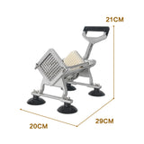 Manual Stainless Steel Potato Strip Cutting Machine with 3 Blades – Chinese Style Kitchen Slicer