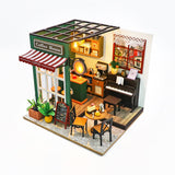 Creative Style Doll House, Assembled DIY Cottage Handmade Hand-made Model