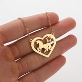 INS Light Luxury Personality, Cute Cartoon Animal Pendant Necklace