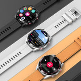 ECG PPG Business Stainless Steel Strap, Bluetooth Call, Smartwatch