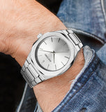 Men and Women's Pin Scale, Solar Pattern, Waterproof Quartz Watch