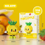 Small Particles Assembled Fruit Building Blocks Puzzle Toy