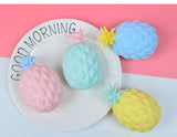 Pineapple Vent Grape Ball, Light Mud Stress Relief Squishy Toy (Pack of 3)
