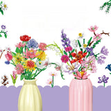 Building Block Flower Small Particle Assembly Toy