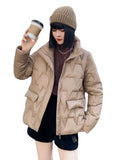 Women's Duck Down, Urban Casual Zippered Coat