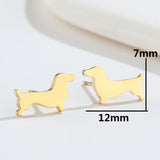 Cute Elf Animal Stud Earrings for Women – Trendy INS Style