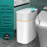 Smart Trash Can with Lid for Bedroom and Living Room, Kitchen Storage Container, Induction Small Car Box, Automatic Smart Dustbin for Bathrooms