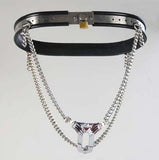 Female T Lock, Invisible Stainless Steel, Chastity Belt