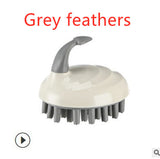 Silicone Massage Brush, Soft on Hair and Scalp