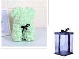 Valentine's Day Gift Rose Bear, Eternal Flower Rose Teddy Bear, PE Foam Toy for New Year's Eve