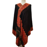 Classic Cashmere-like Jacquard Paisley Tassel Scarf