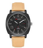 Cool Fashion Watch Brand, Men Students' PU Belt Watches