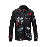 Men’s Plaid Baseball Jacket – Autumn Windbreaker