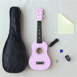 21-inch Wooden Ukulele and Accessories for Beginners – Learning & Practice Model