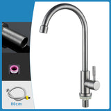 Kitchen Hot and Cold Faucet – Stainless Steel Sink Mixer Tap