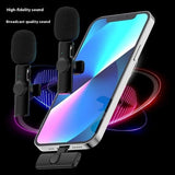 Collar Clip Outdoor Video Recording Wireless Microphone