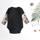 Baby Tattoo Sleeve Romper – Fake Arm Tattoo Bodysuit for Infants