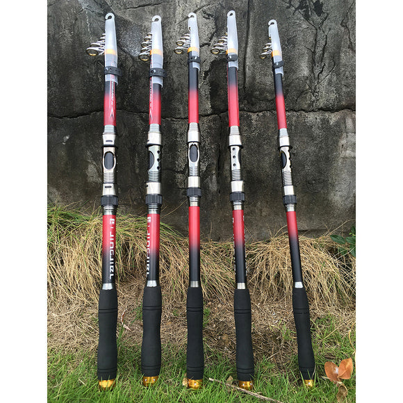 Super Hard Telescopic Rod, Carbon Fiber for Sea or Pond Fishing