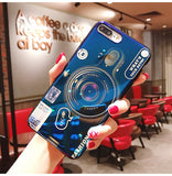 Retro Camera Phone Case with Wrist Strap Lanyard