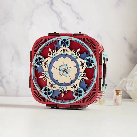 3D Puzzle Model, Wooden DIY Music Box