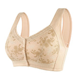 Printed Soft Cotton Front Button Underwired Bra for Women – Plus Size Supportive Lingerie (Pack of 2)