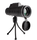 Compatible with Apple, Monocular Telescope Zoom Scope with Compass, Phone Clip Tripod