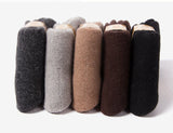 Men’s Winter Thick Terry Thermal Socks – Warm Rabbit Wool Blend for Cold Weather