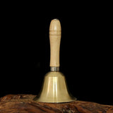 Pure Copper Bell with Wooden Handle