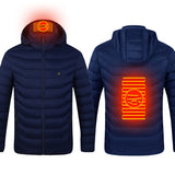 Heated Jacket Coat, USB Electric Cotton Pullover, Thermal Clothing Heating Vest, Men's Clothes for Winters