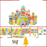 Children’s Educational Wooden Building Blocks – Assembled Learning Toy Set