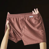 Ice Silk Arrow Pants, Comfortable Nylon Men's Boxers