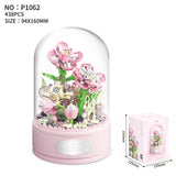 Sunflower Building Block Bouquet Assembled Toy